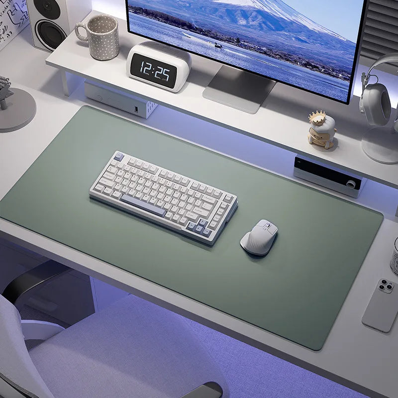 Large Leather Desk Mat & Keyboard Pad – Office Desk Protector