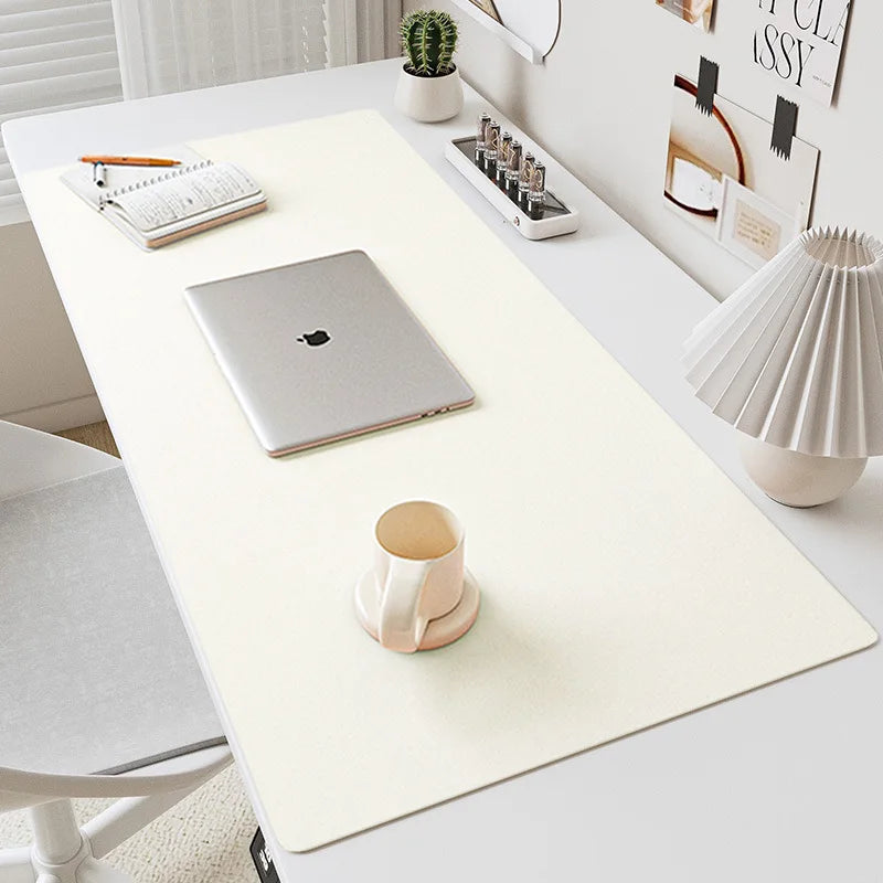 Large Leather Desk Mat & Keyboard Pad – Office Desk Protector
