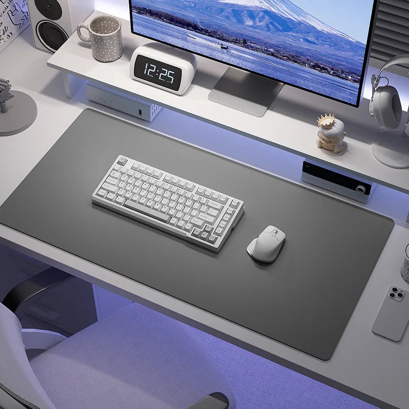 Large Leather Desk Mat & Keyboard Pad – Office Desk Protector