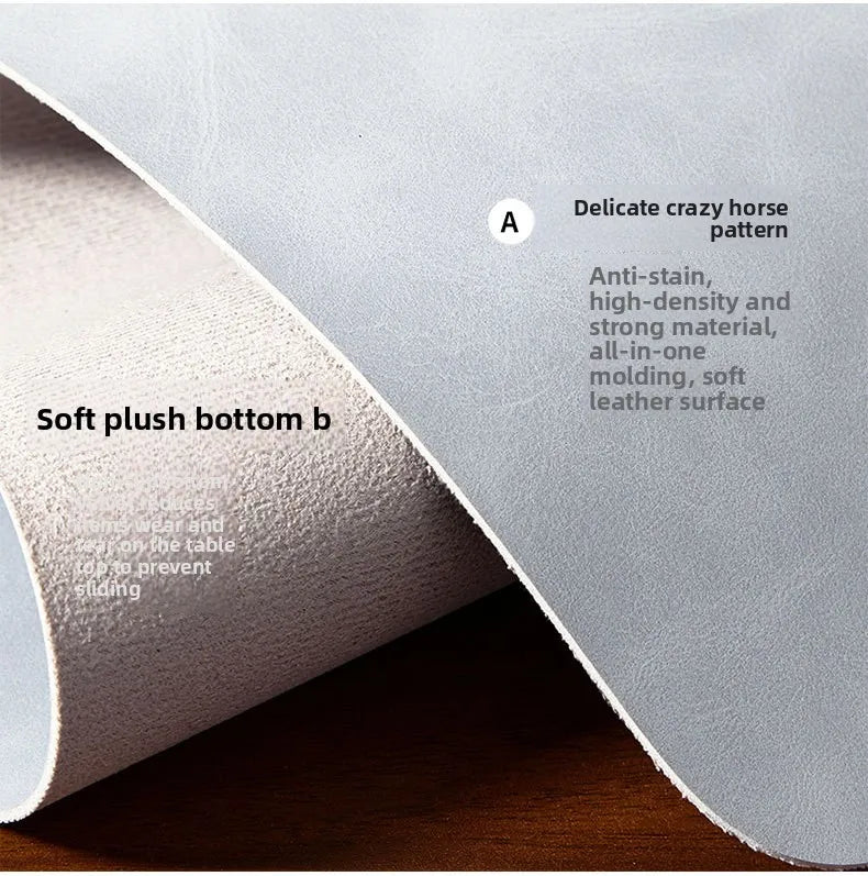 Waterproof PU Desk Mat & Wrist Guard Set – 3-Piece