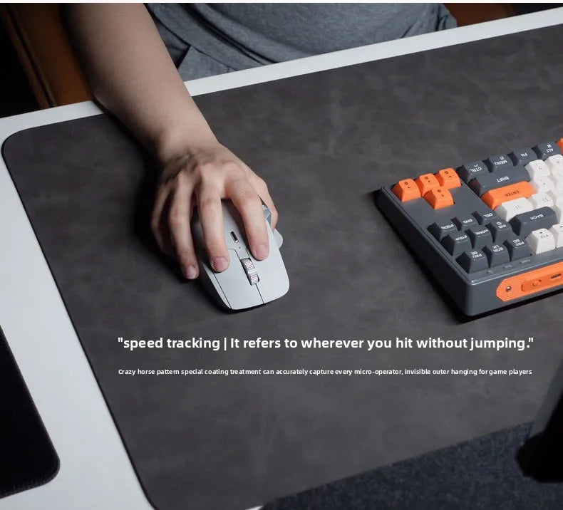 Waterproof PU Desk Mat & Wrist Guard Set – 3-Piece