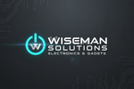 WISEMAN SOLUTIONS Logo - Futuristic